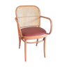 Curved wooden armchair model 811 by J. Hoffmann – late edition XXth