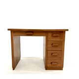 Vintage desk in solid oak 1950s