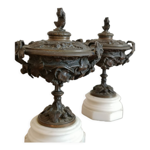 Garnitures de cheminée - bronze