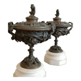 Bronze fireplace trim