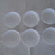 6 white bowls with arcopal twists france