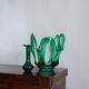 "Scarf" Vase Artisan Large Vintage Mid-Century Glass Vase