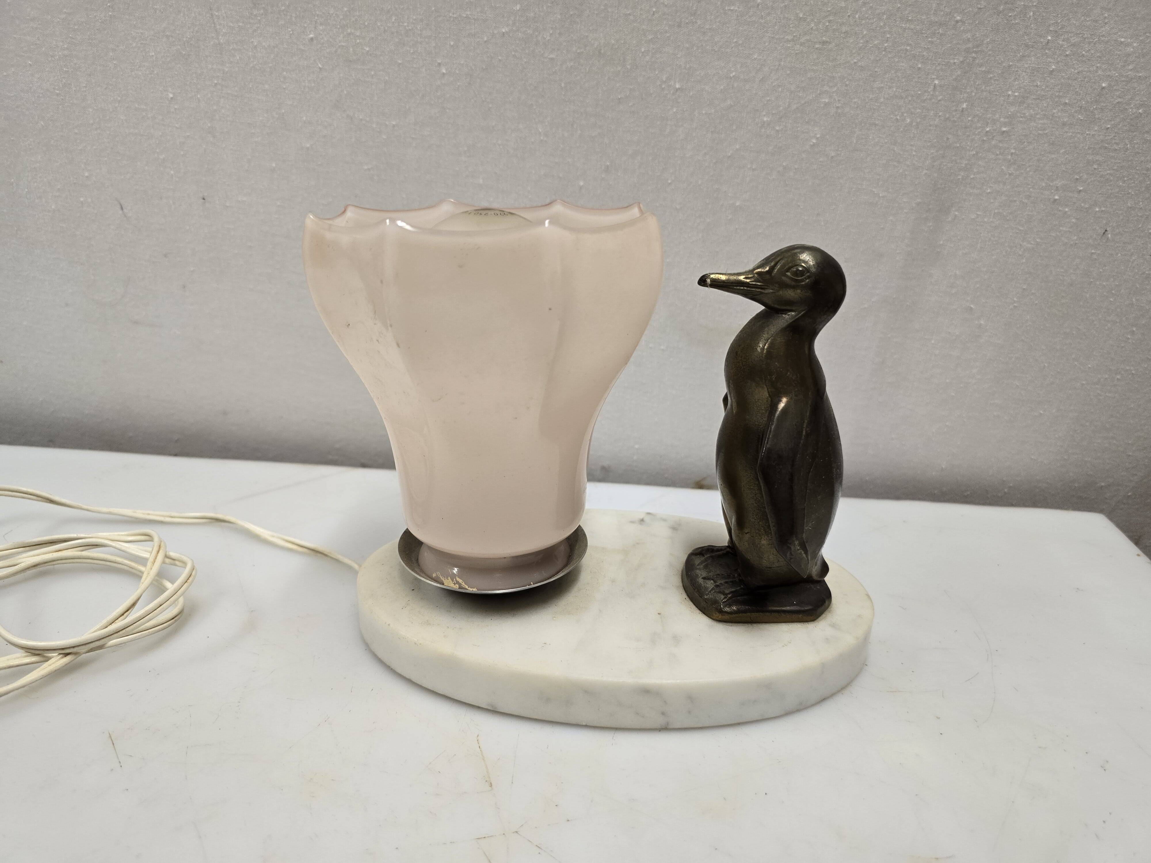 Penguin lamp from the 60s