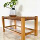 Stool bench wood and rope vintage bohemian spirit
