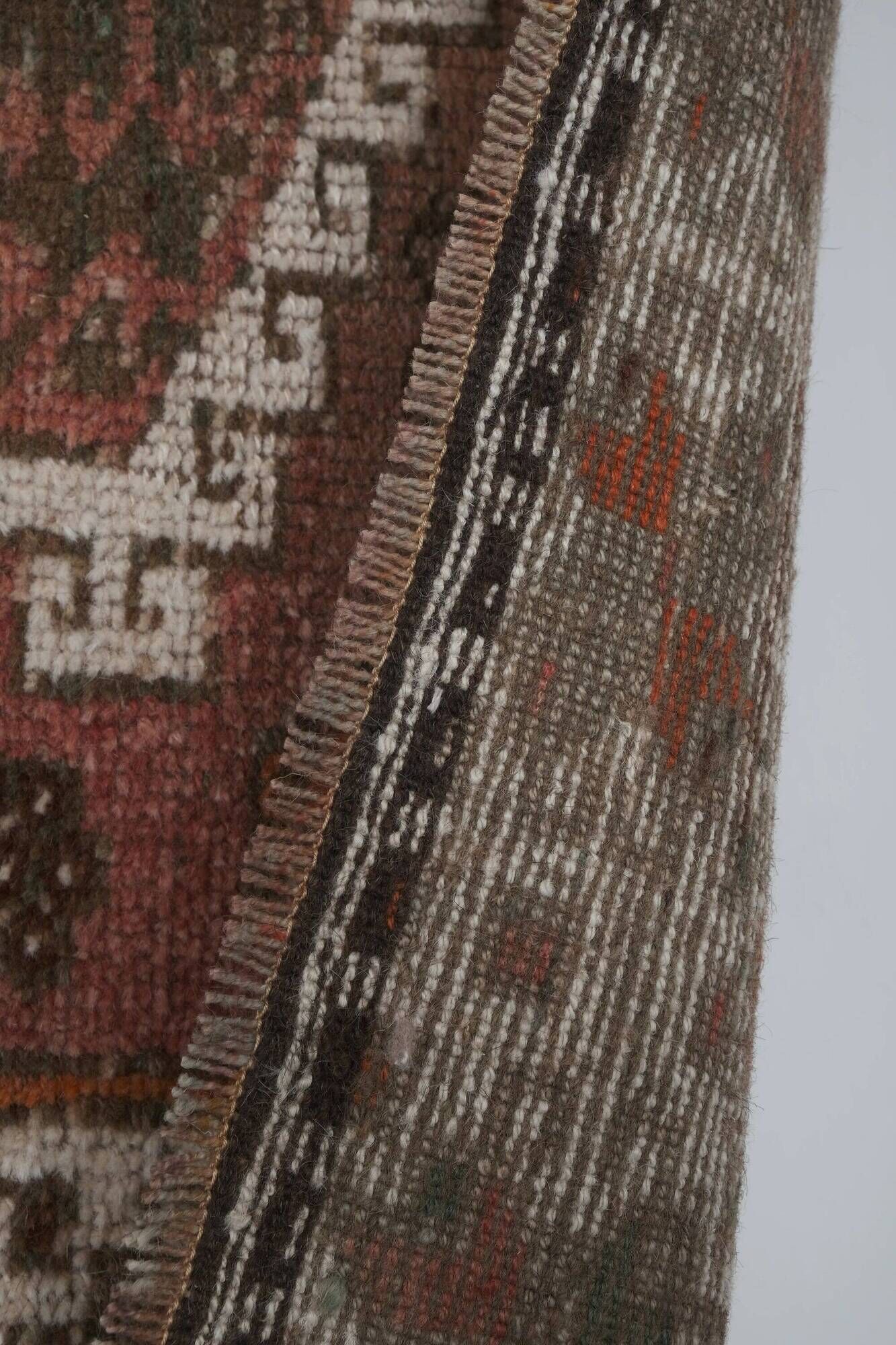 Vintage Turkish hallway rug 133x262 cm