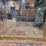 Mirror Louis Philippe 19th gold 144h/106l cms