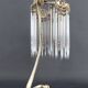 Bronze Lamp and Pendants by H. Guimard, France, Art Nouveau, c. 1910