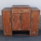 Meuble de rangement en bois ancien
