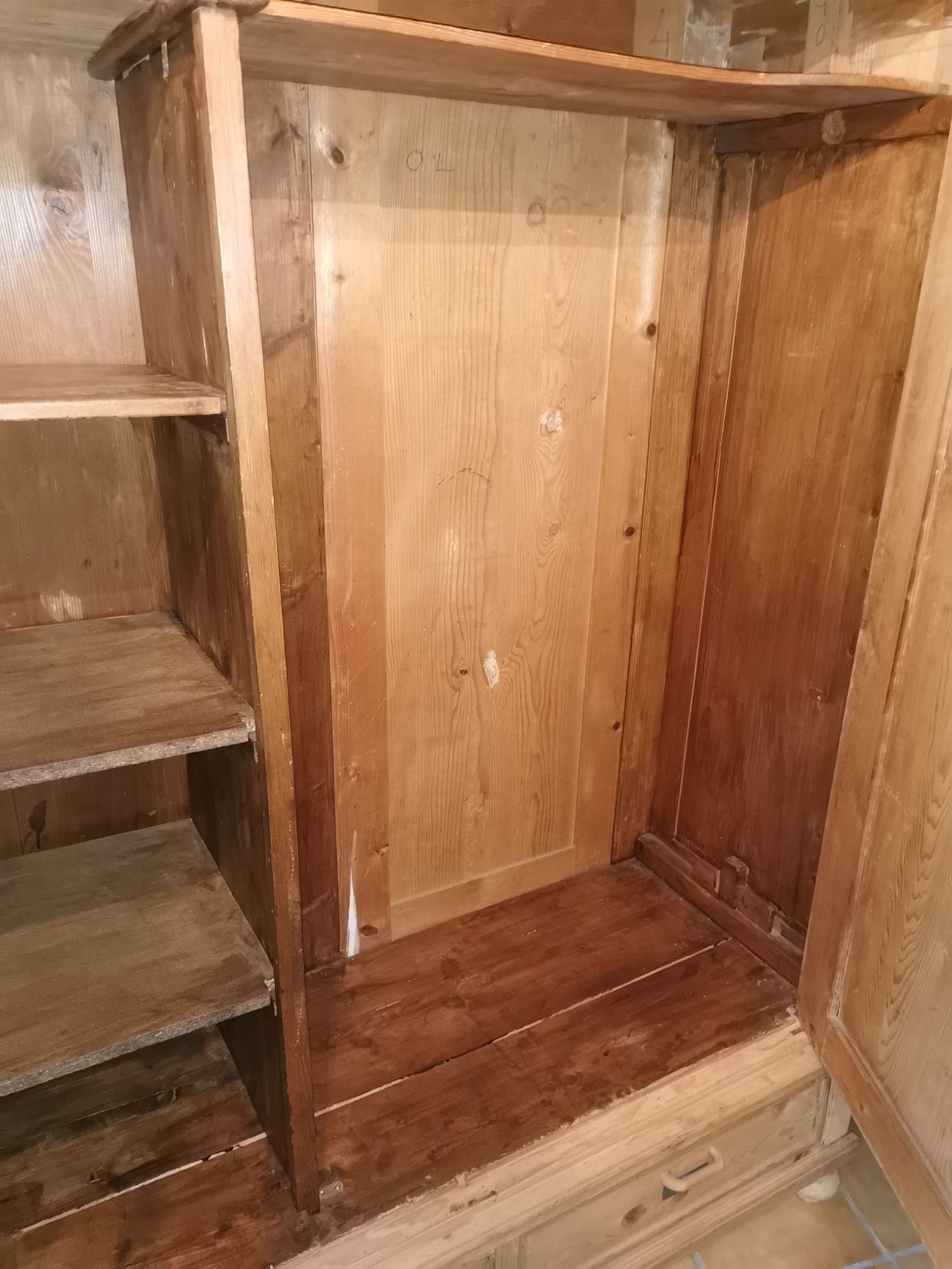 Solid pine cabinet