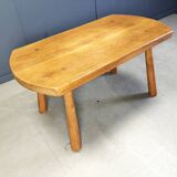 Ensemble de salle à manger brutaliste, années 1960