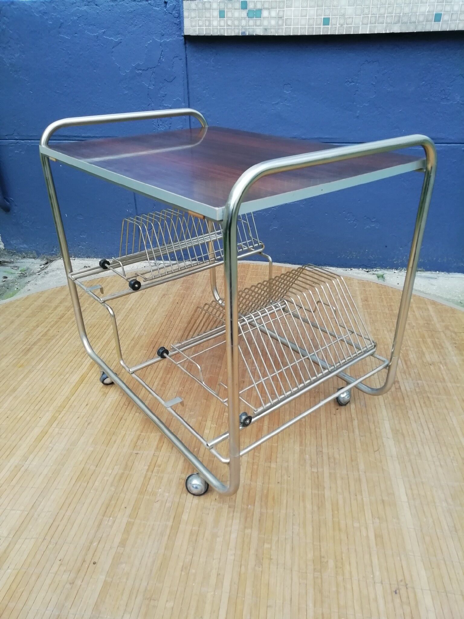 Magazine/vinyl holder, 1960's