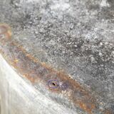 Washing basin diam41cm in zinc garden