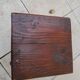 Vintage wooden stool reconstruction period 40s 50s