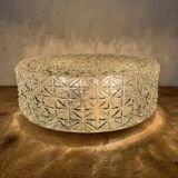 Vintage Glass Wall Or Ceiling Light, 1970s