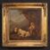 Peinture bucolique antique du 19ème siècle