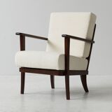 Boucle armchair from ton 60's