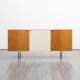 Buffet vintage, bois de zèbre, 173cm