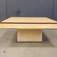 Table basse en peau de chèvre laquée Aldo Tura, années 1960