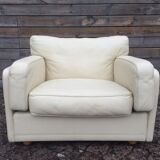 Couch and his Socrates of Poltrona Frau armchair