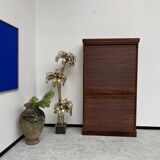 Solid oak curtain cabinet, circa 1930