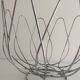 Basket Bowl Fruit Basket Centerpiece Chrome Metal Stainless Steel Art Design...