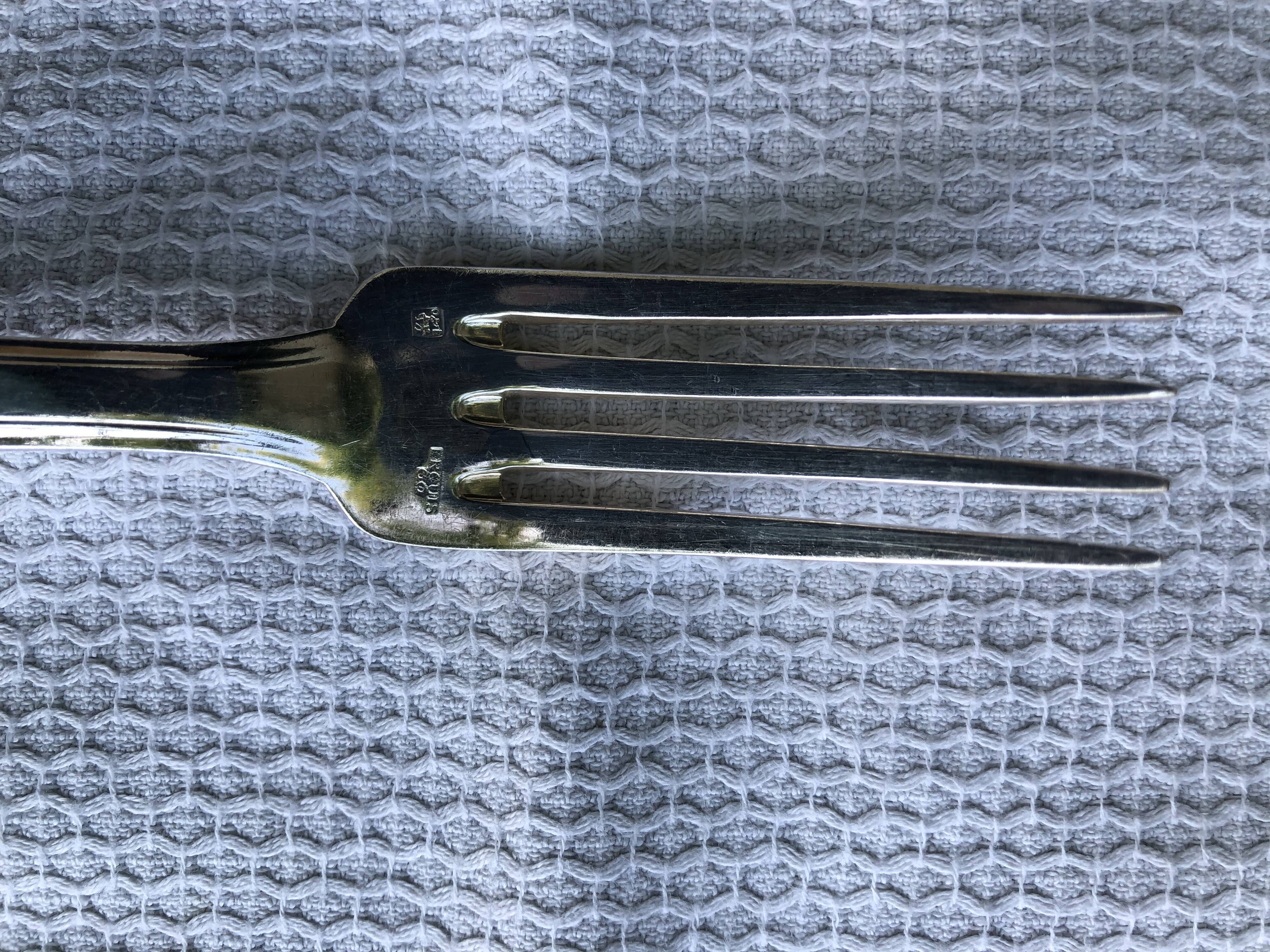 Ercuis dessert series of 12 forks