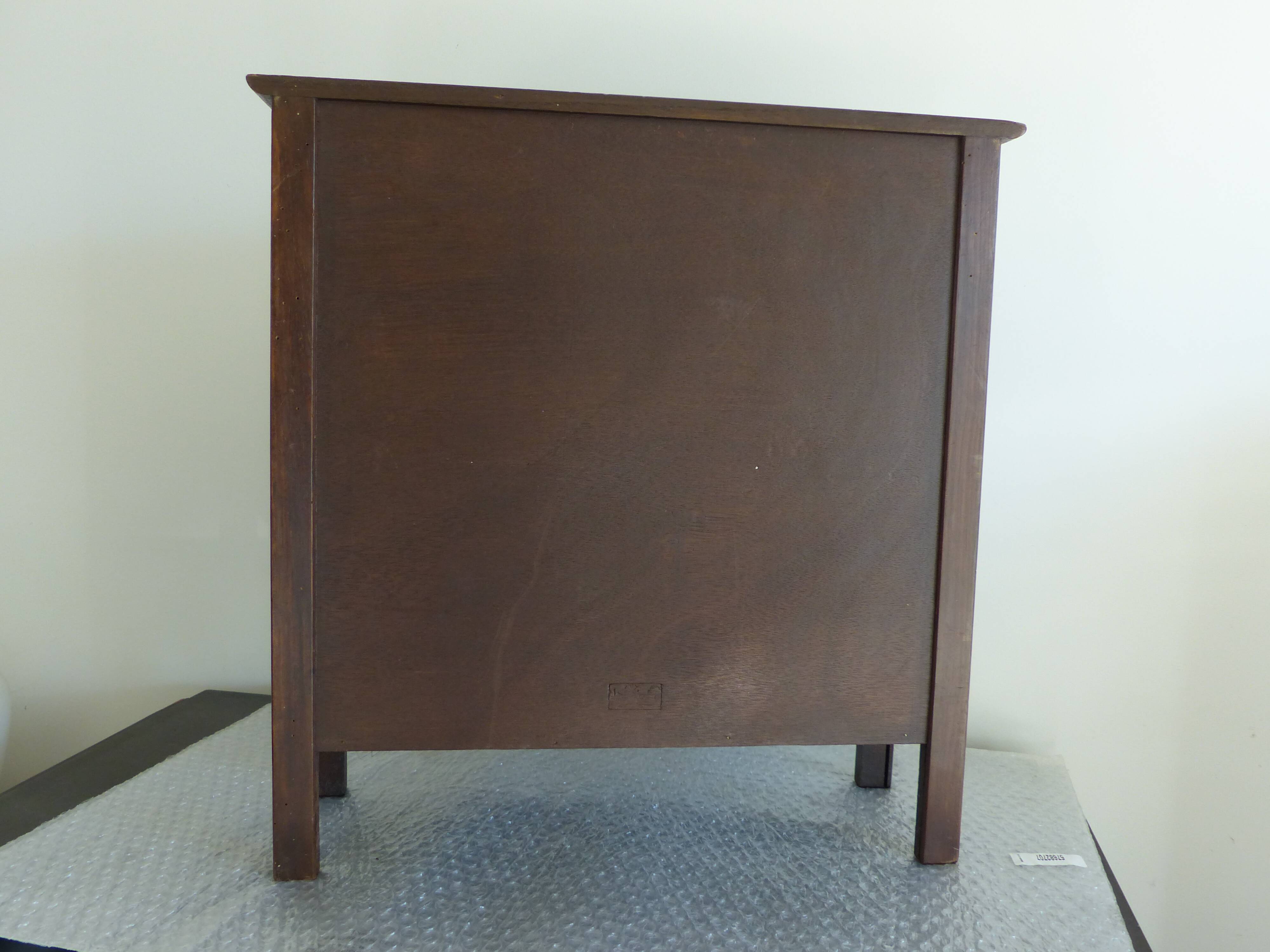 Breton enclosed bed, doll furniture.