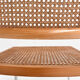 Ensemble de 2 chaises en cannage, Italie années 1970