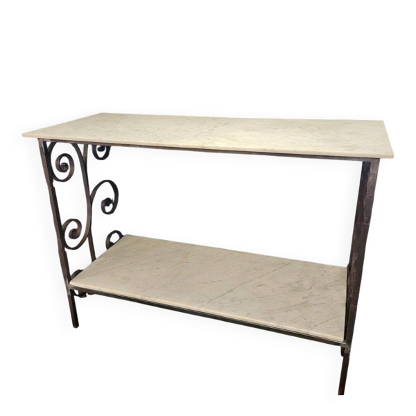 Console ou Etagère en fer forgé