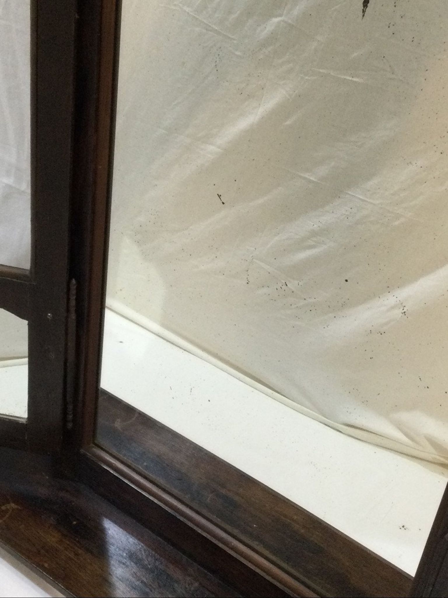 Miroir avec ses portes fleuries 90x111cm