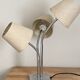 Vintage table lamp with 3 lampshades