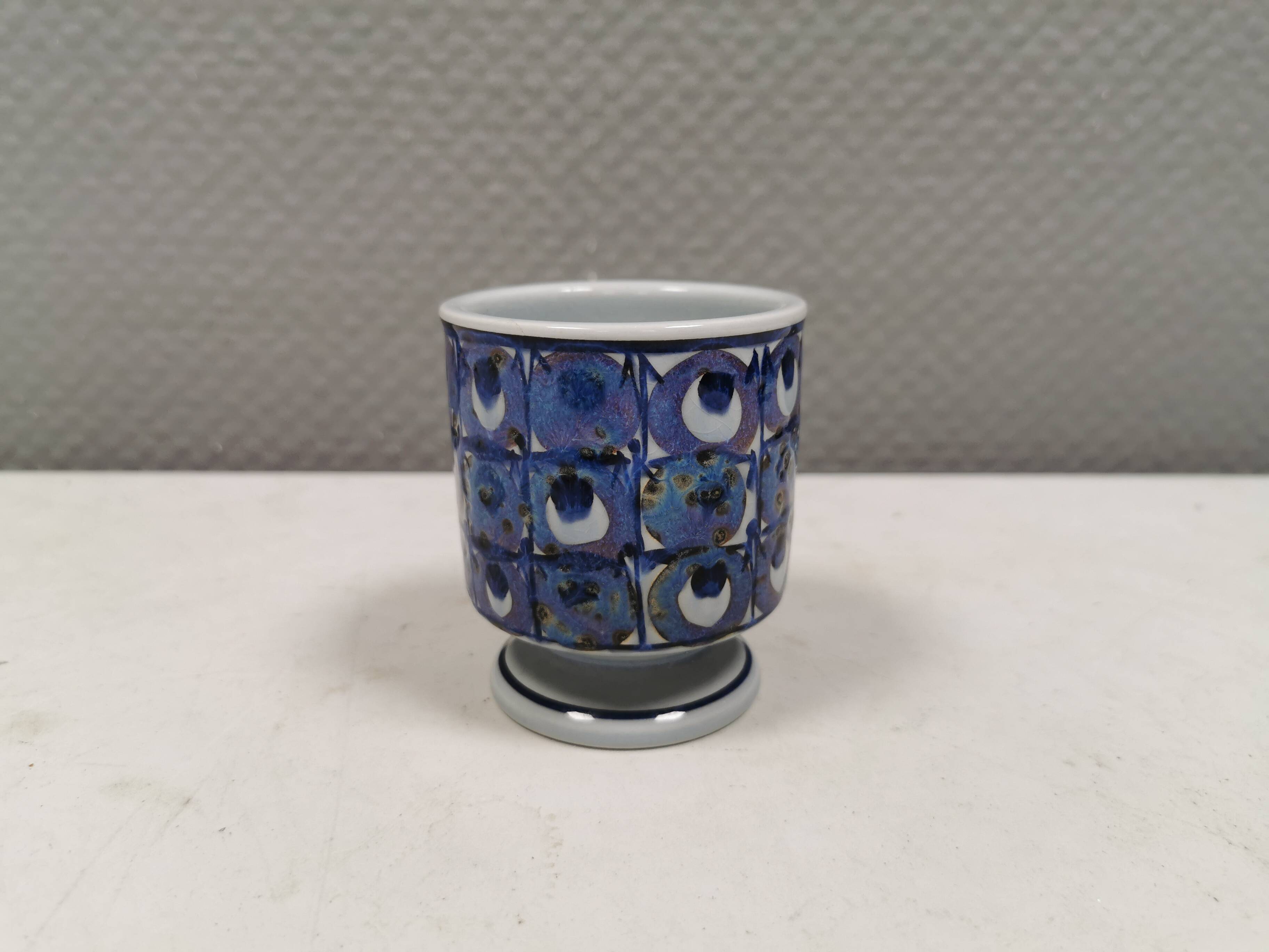 Decorated mug for Danish Aluminia 1950-60s