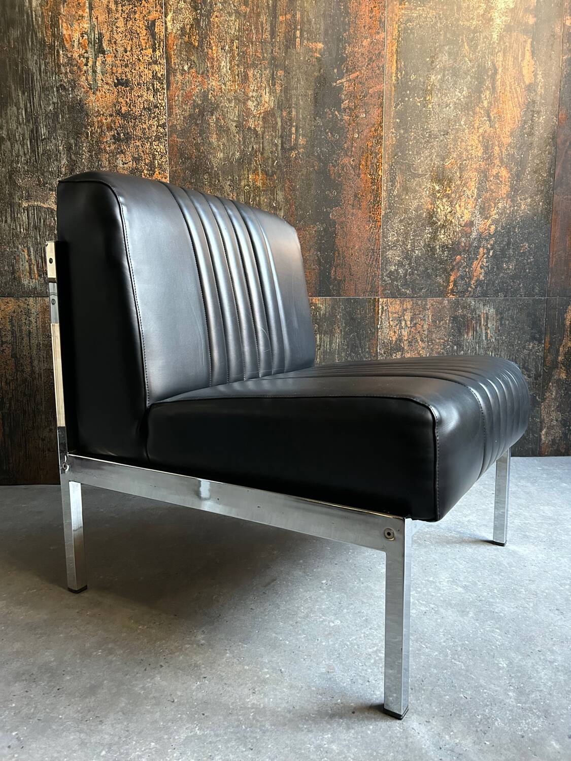 Ensemble (2) Chaises design vintage