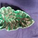 Artist's cup in the shape of a leaf in slip signed