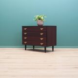 Commode en acajou, années 60, design danois, fabriquée au Danemark