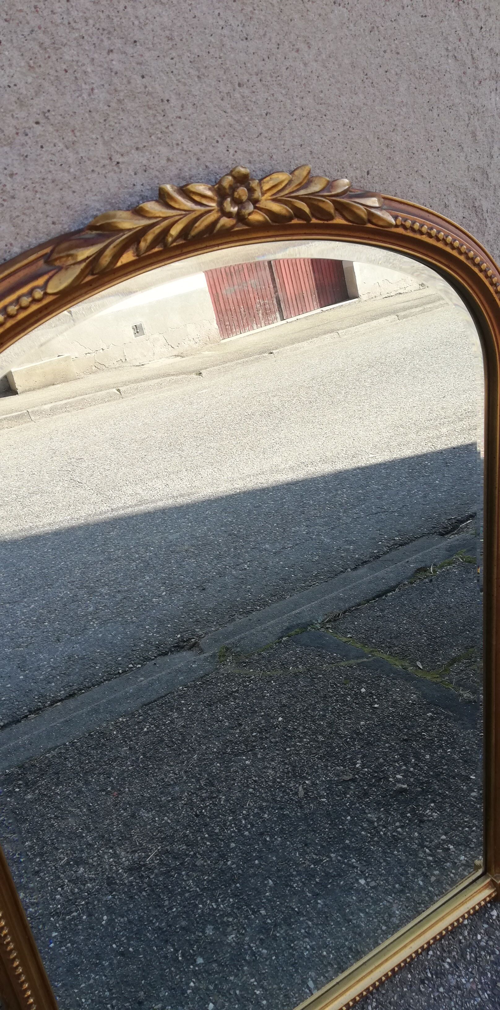 Miroir vintage doré