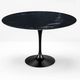 Original Knoll Tulip dining table (120cm) Nero Marquina glossy LIKE NEW!