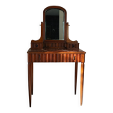 Retro cherry marble wood dressing table