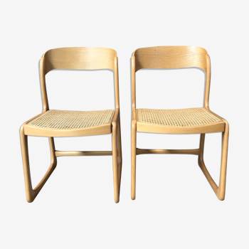 Set of 2 chairs Baumann sled