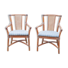 Bamboo armchairs by Gervasoni