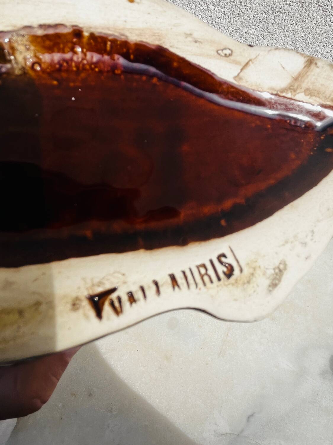 Vase poisson vallauris année 60