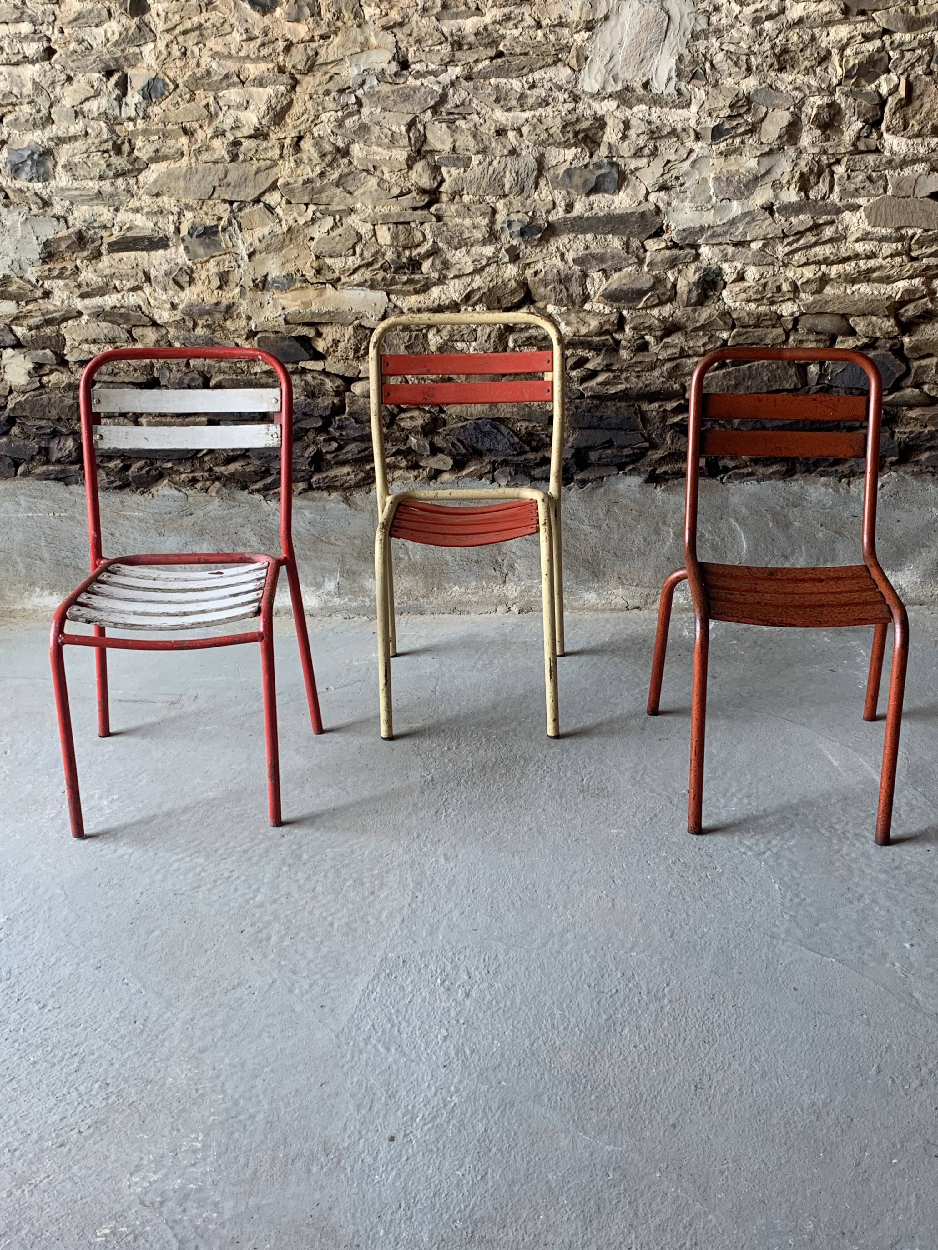 Lot de 3 chaises de jardin