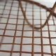 Table en rotin vintage des années 60