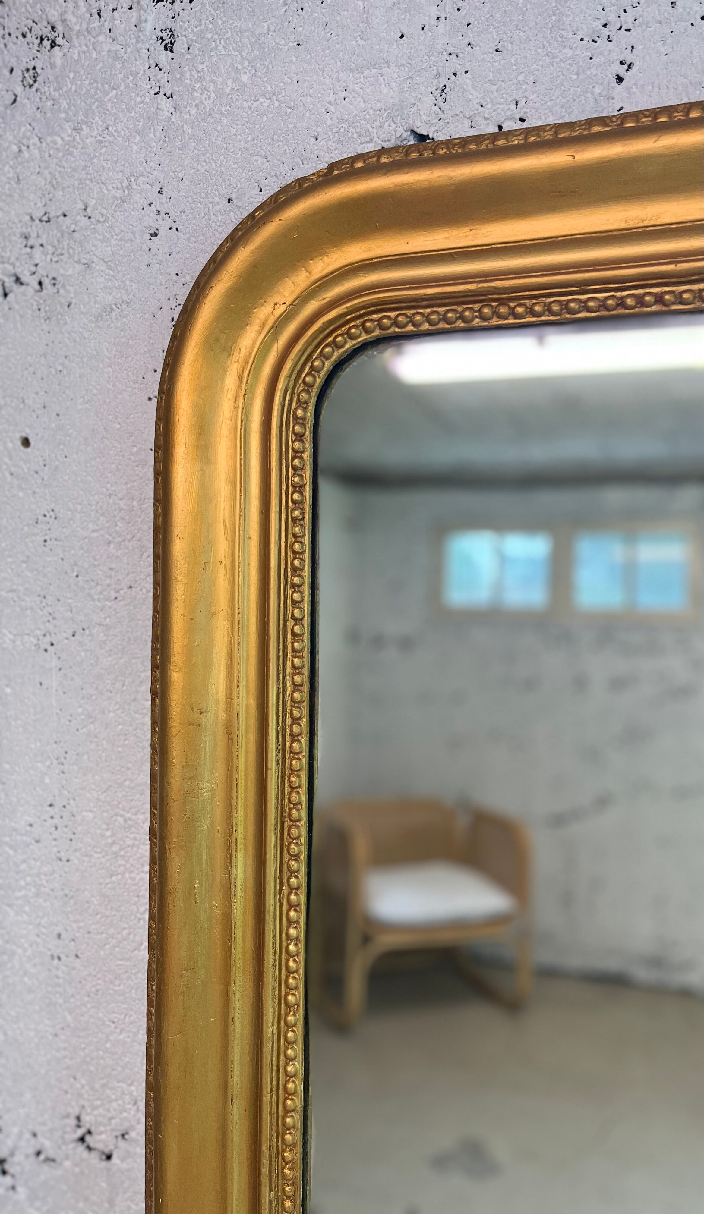 Large mirror Louid Philippe old 149x100