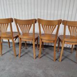 4 vintage bistro chairs
