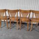 4 chaises bistrot vintage