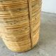 Rattan umbrella stand or basket, 1970, Italy