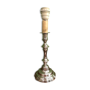 Lampe métal argenté