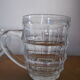 4 mugs en verre transparent