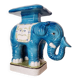 Elephant ceramic vintage plant stand side table